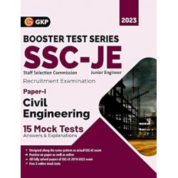Booster Test Series SSC-JE Paper 1 Civil Engineering 15 Mock Tests (2023)
