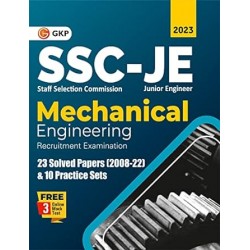 SSC JE Mechanical Engineering - 23 Solved Papers (2008 - 22) & 10 Practice Sets (2023)