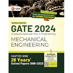 GATE 2024 Mechanical Engineering - 28 Years Chapter-wise Solved Papers (1996-2023)