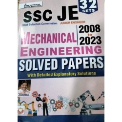 SSC JE Mechanical Engineering 2008 to2023 Solved Papers 32 Sets