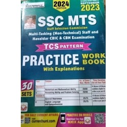 SSC MTS Multi-Tasking (Non-Technical) Staff and Havalder CBIC & CBN Examination TCS Pattern Practice Work Book With Explanations 30 Sets