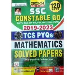 SSC Constable GD 2019-2023 TCS PYQs Mathematics Solved Papers 120 Sets