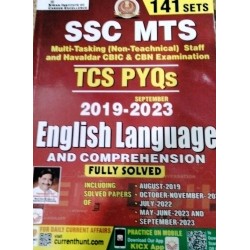 SSC MTS Multi-Tasking (Non-Teachnical) Staff and Havalder CBIC & CBN Examination TCS PYQs September 2019-2023 English Language and Comprehension 141 Sets
