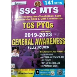 SSC MTS Multi-Tasking (Non-Teachnical) Staff and Havalder CBIC & CBN Examination TCS PYQs September 2019-2023 General Awareness 141 Sets