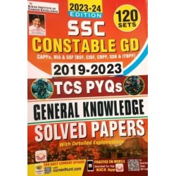SSC Constable GD 2019-2023 TCS PYQs General Knowledge Solved Papers 120 Sets