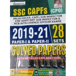 SSC CAPFs (CPO) 2019-21 Solved Papers 28 Sets With Detailed Explanations